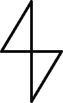 Lightning bolt icon